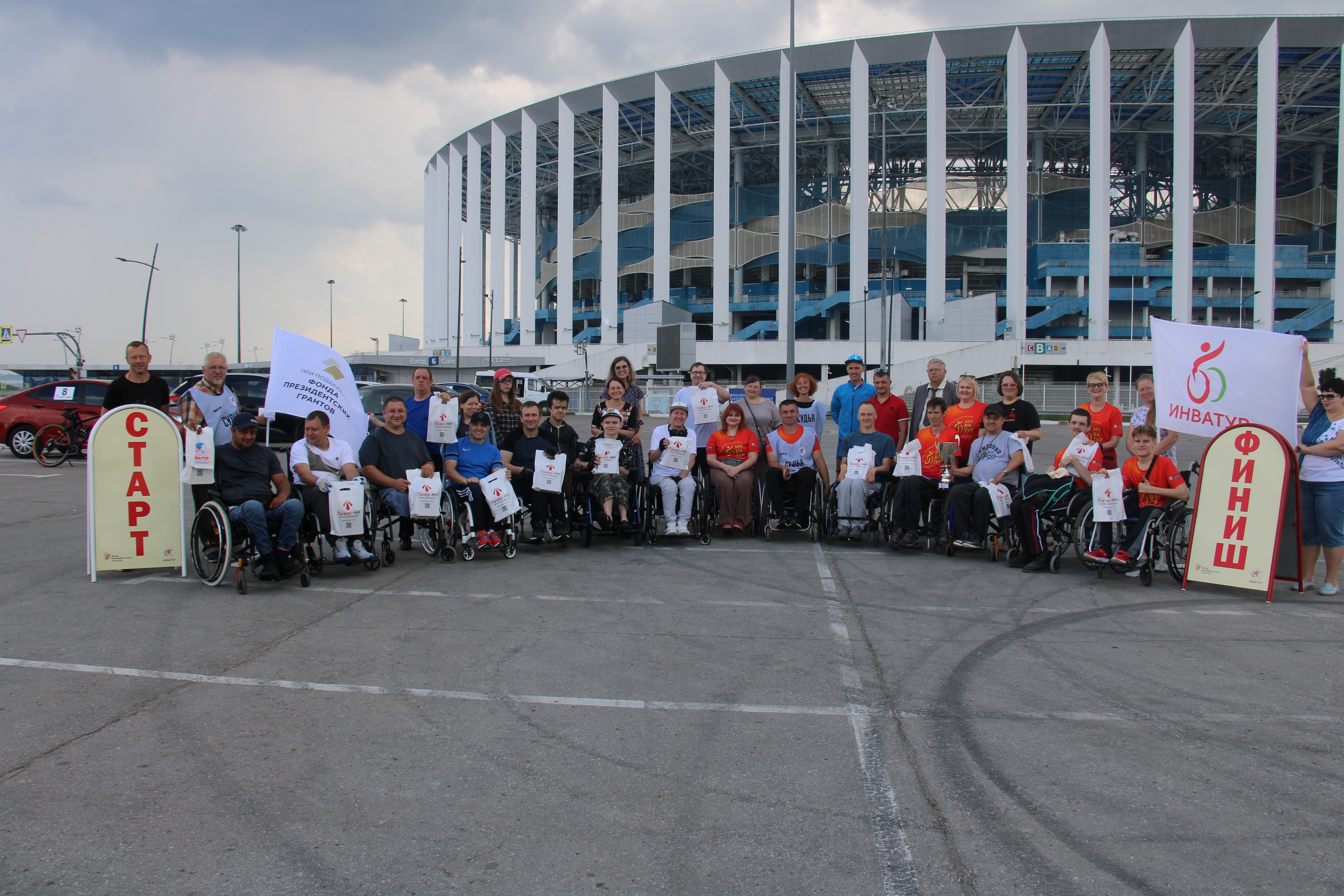 Члены Общественной палаты Нижнего Новгорода приняли участие в организации соревнований среди водителей с инвалидностью «Инва Драйв»